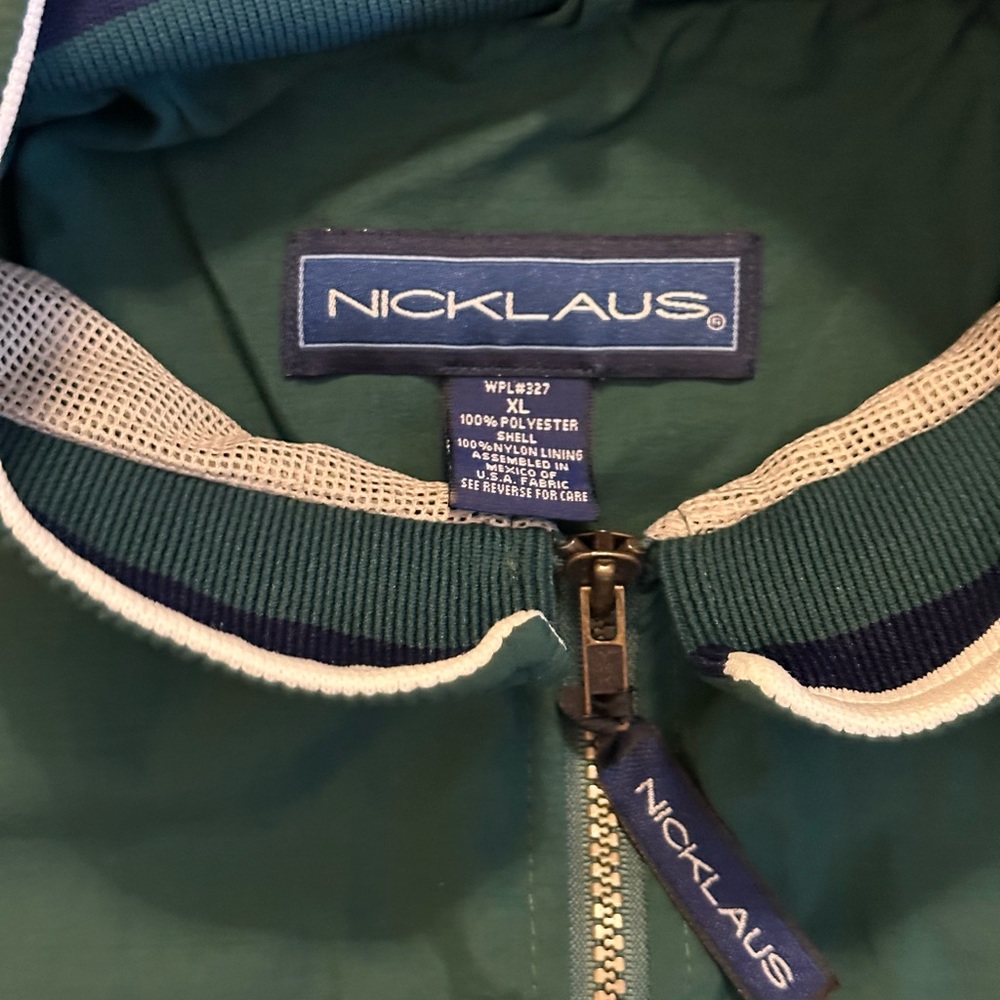 Nicklaus XL Golf Wind Shirt 1/4 Zip